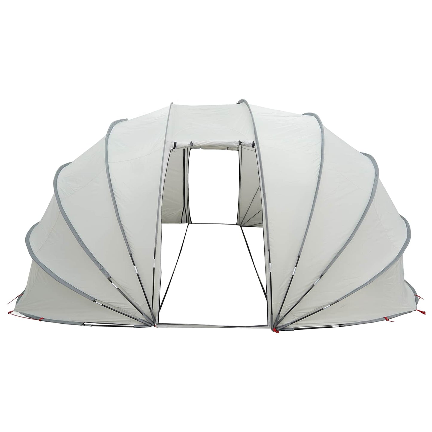 Tenda da piscina a cupola Grigio 538 x 440 x 204 cm | homemem39