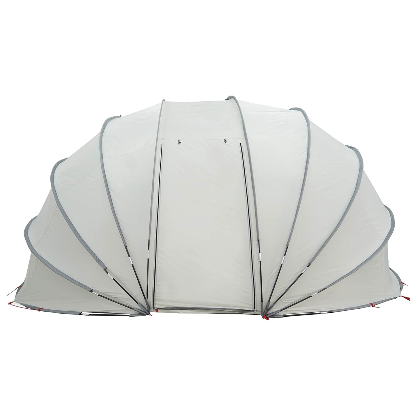 Tenda da piscina a cupola Grigio 538 x 440 x 204 cm | homemem39