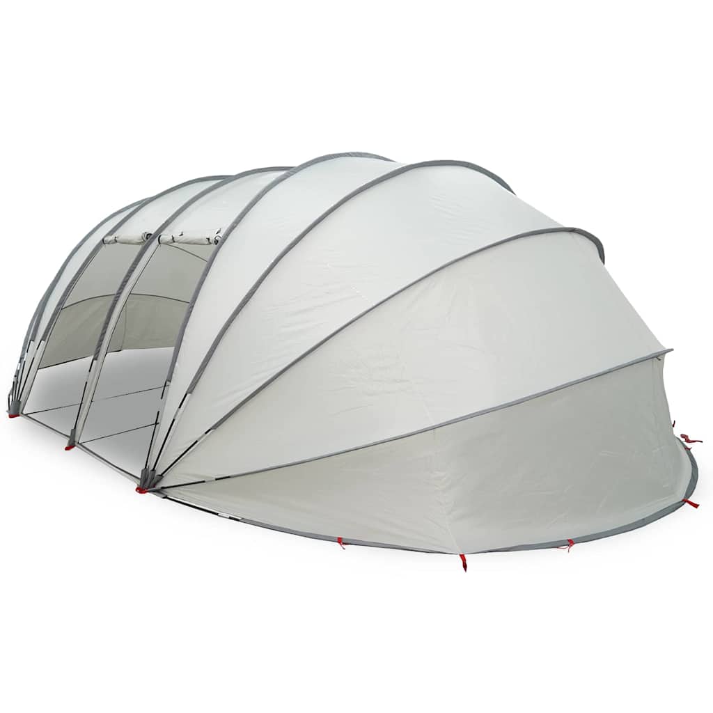 Tenda da piscina a cupola Grigio 538 x 440 x 204 cm | homemem39