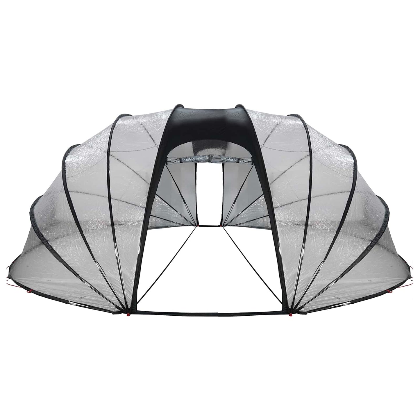 Tenda da piscina a cupola Trasparente 538 x 440 x 204 cm PVC | homemem39