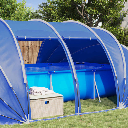 Tenda da piscina a cupola Verde 640 x 432 x 205 cm