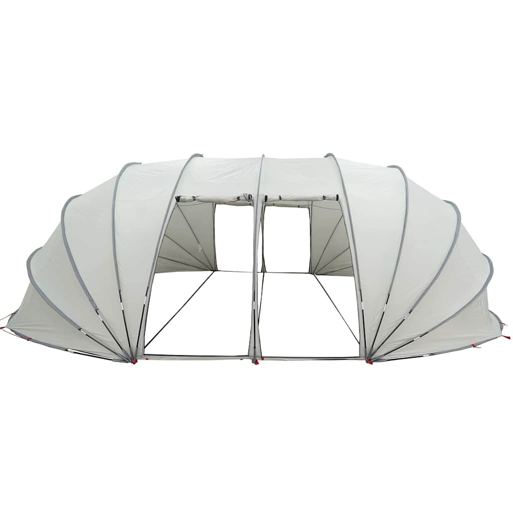 Tenda da piscina a cupola Grigio 640 x 432 x 205 cm | homemem39