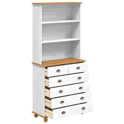 Gabbia ASKIM Bianco 91 x 40 x 200,5 cm Pino massello