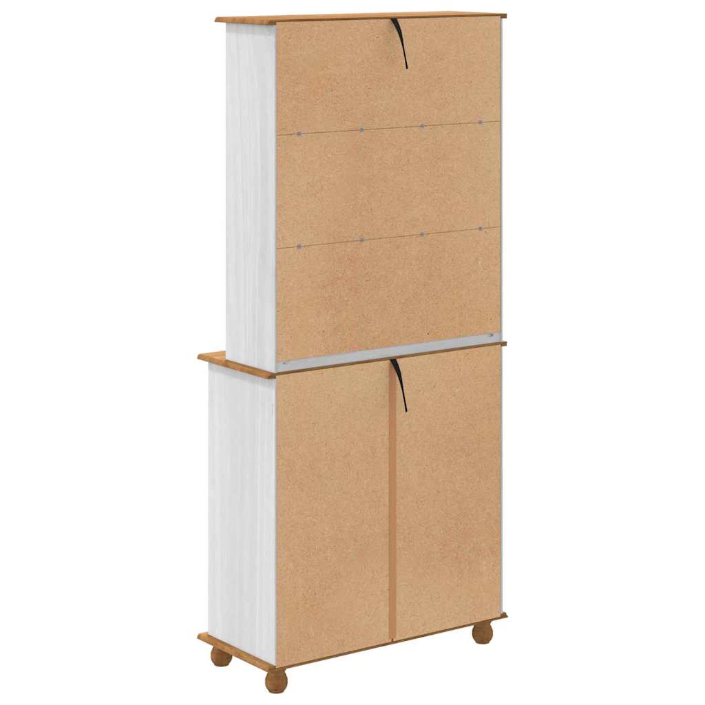 Gabbia ASKIM Bianco 91 x 40 x 200.5 cm Legno massello di pino - homemem39