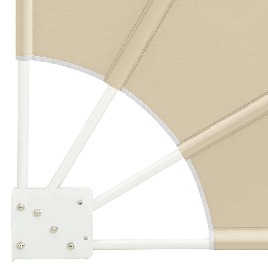 Schermo di Privacy per Balcone Beige 115 x 115 cm Poliestere