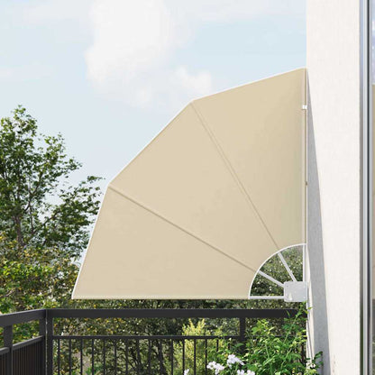 Schermo di Privacy per Balcone Beige 115 x 115 cm Poliestere