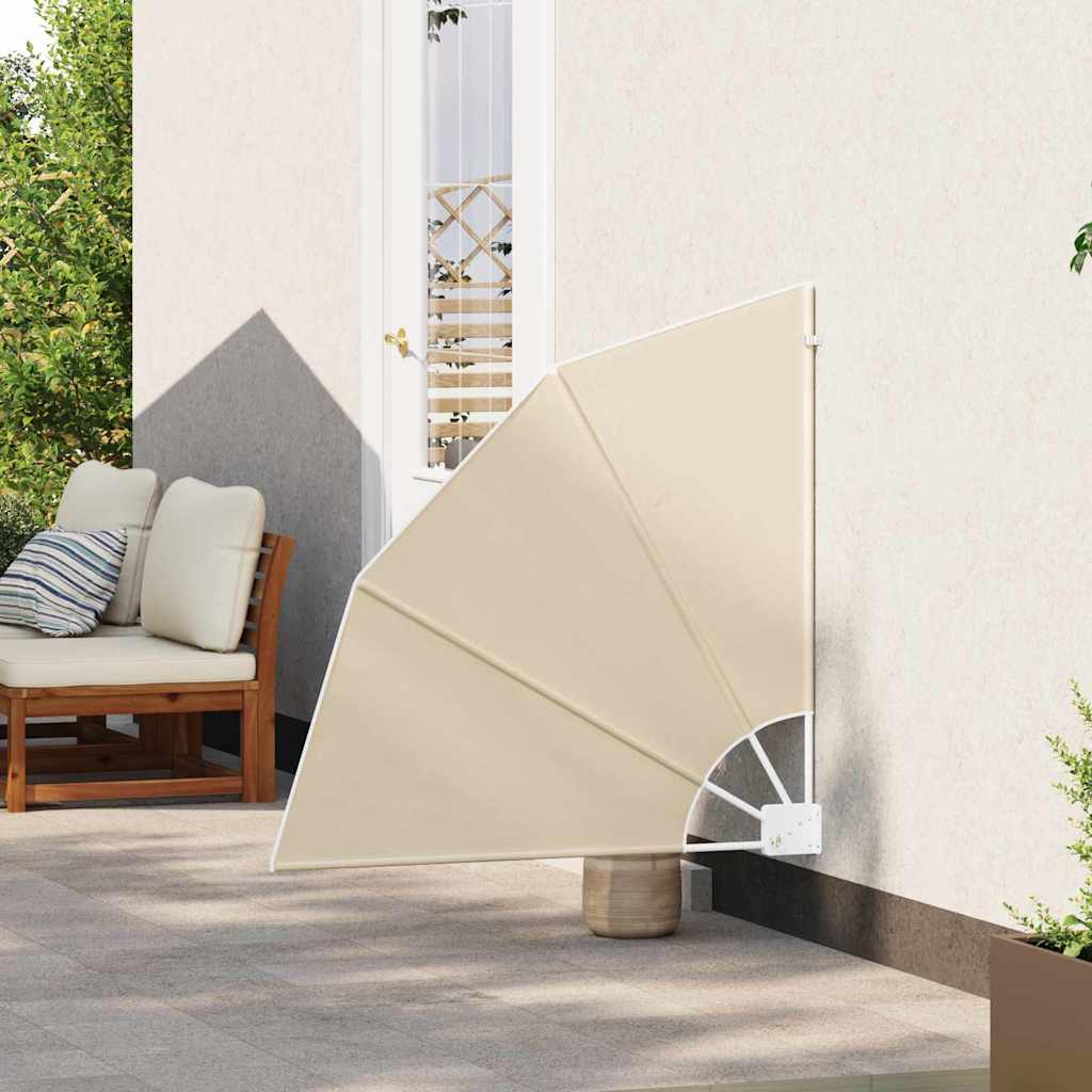 Schermo di Privacy per Balcone Beige 115 x 115 cm Poliestere