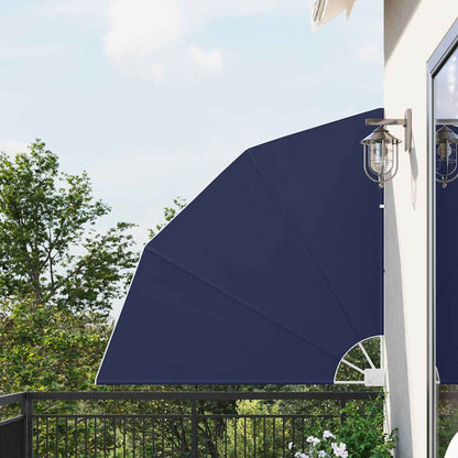 Schermo di Privacy per Balcone Blu navy 140 x 140 cm Poliestere