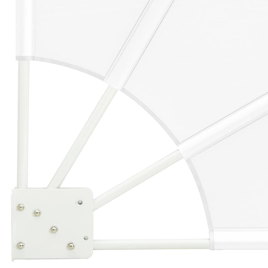 Schermo di Privacy per Balcone Bianco 210 x 210 cm Poliestere