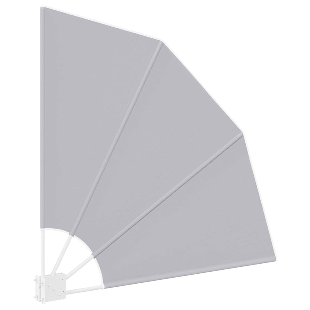 Schermo di Privacy per Balcone 115 x 115 cm Poliestere Grigio | homemem39