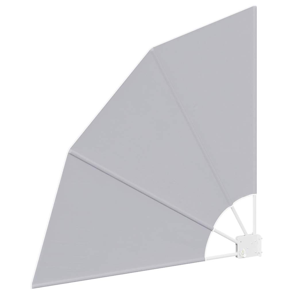 Schermo di Privacy per Balcone 115 x 115 cm Poliestere Grigio | homemem39