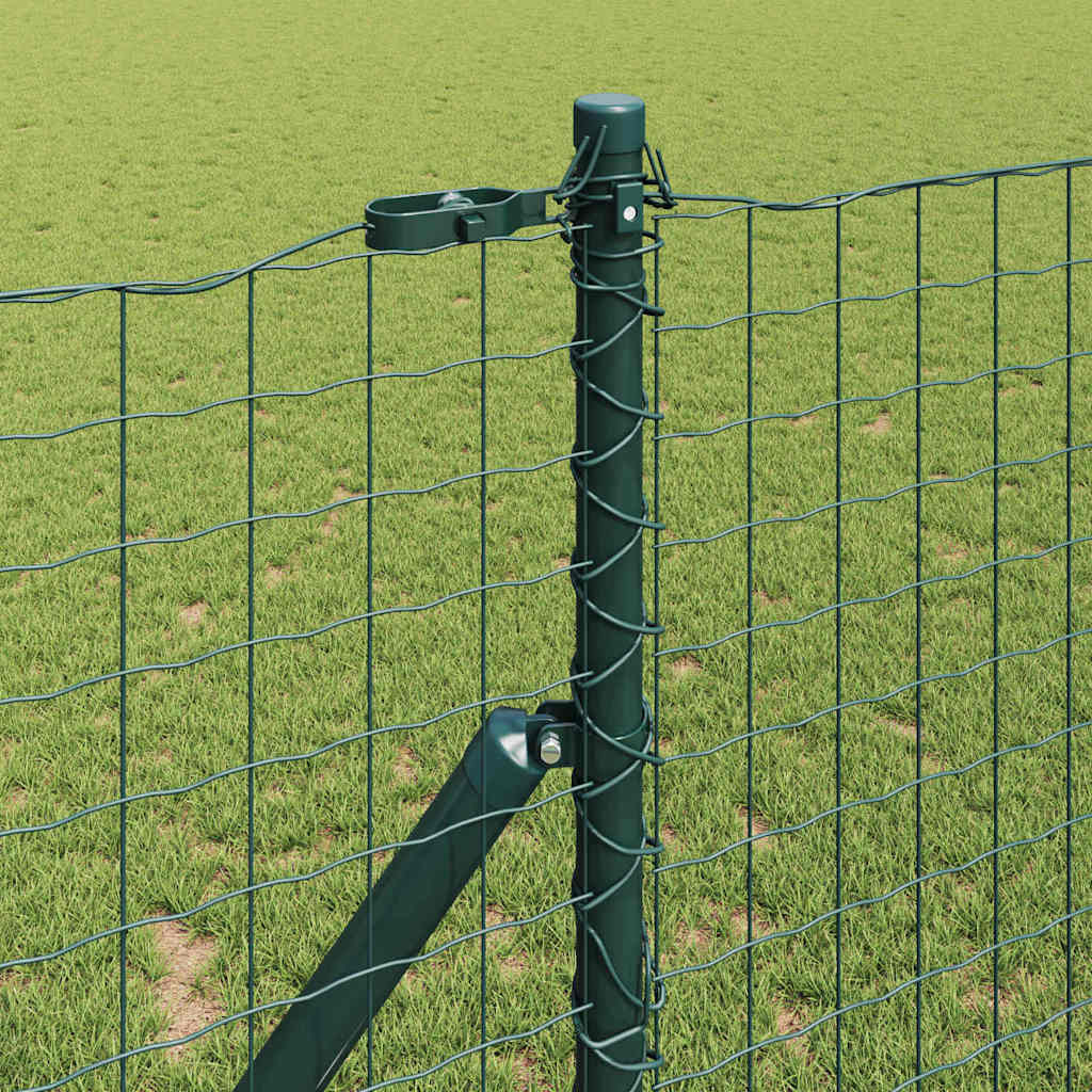Palo della recinzione 13 pcs Verde Acciaio | homemem39