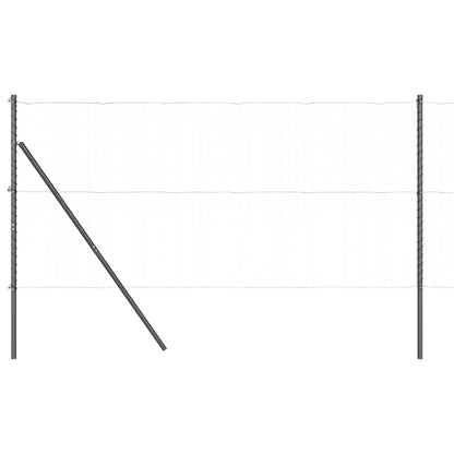 Palo della recinzione 13 pcs Grigio Acciaio | homemem39