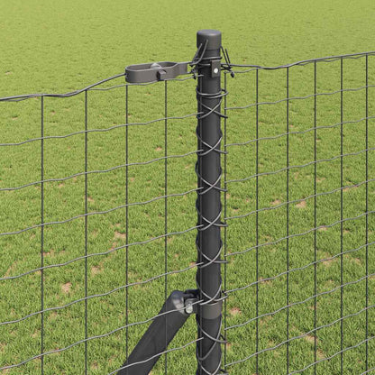Palo per recinzione interrato 13 pcs Grigio