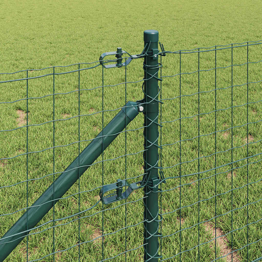 Palo da recinzione con picchetto a terra 13 pz Verde | homemem39