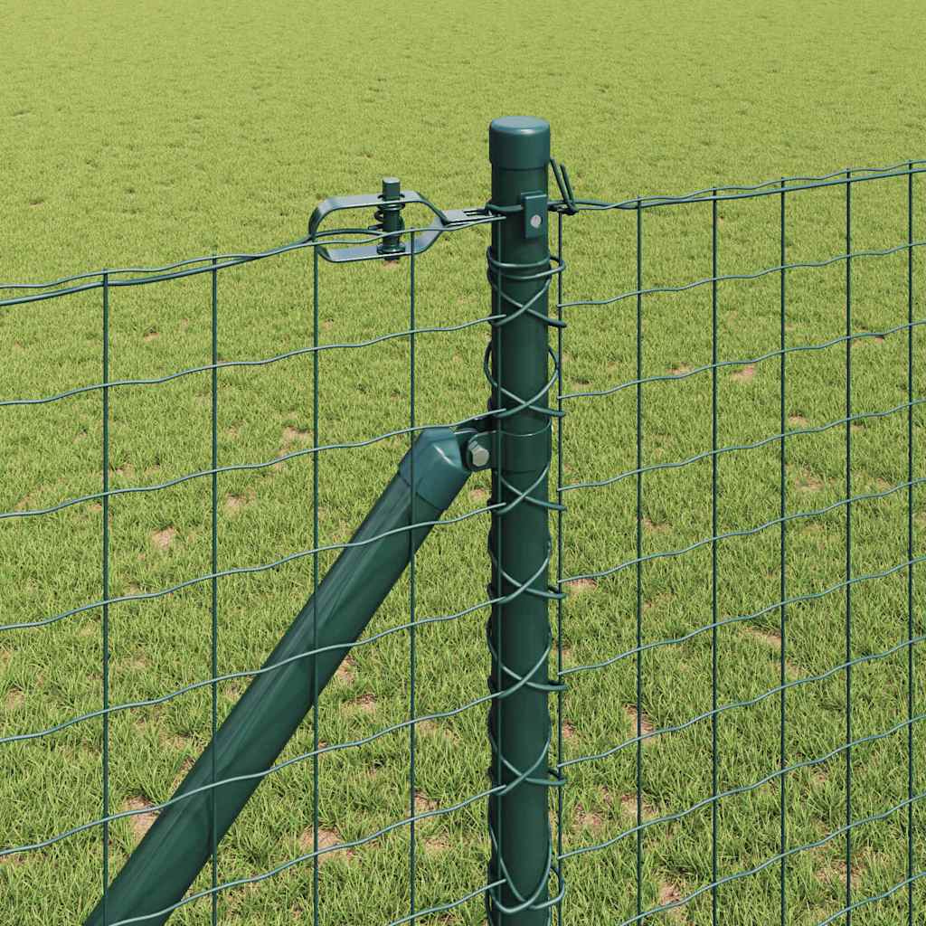 Palo da recinzione con picchetto a terra 7 pz Verde | homemem39