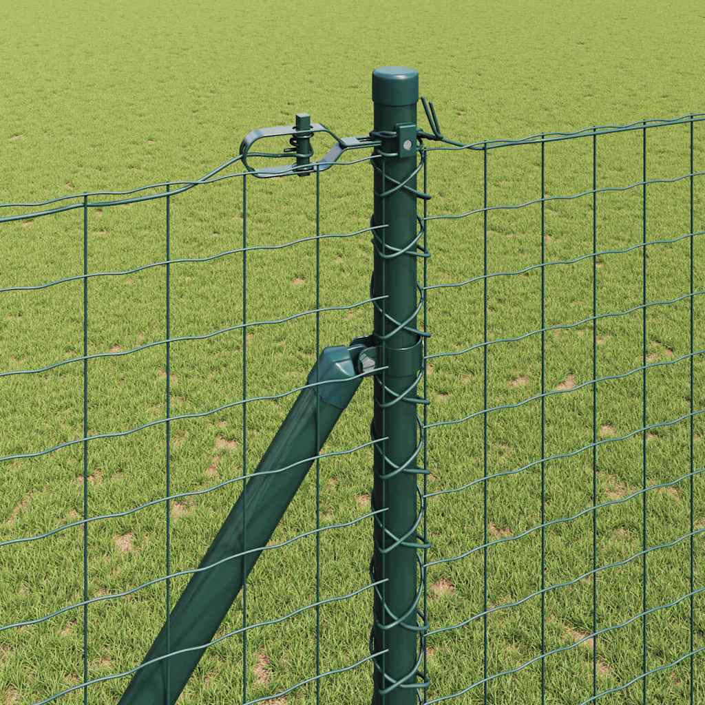 Palo da recinzione con picchetto a terra 13 pz Verde | homemem39