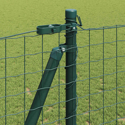 Palo per recinzione con base in cemento 13 pz Verde | homemem39
