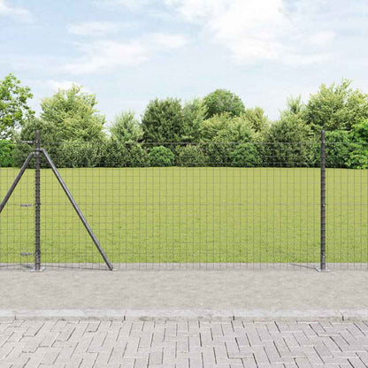 Palo per recinzione con base in cemento 13 pz Grigio