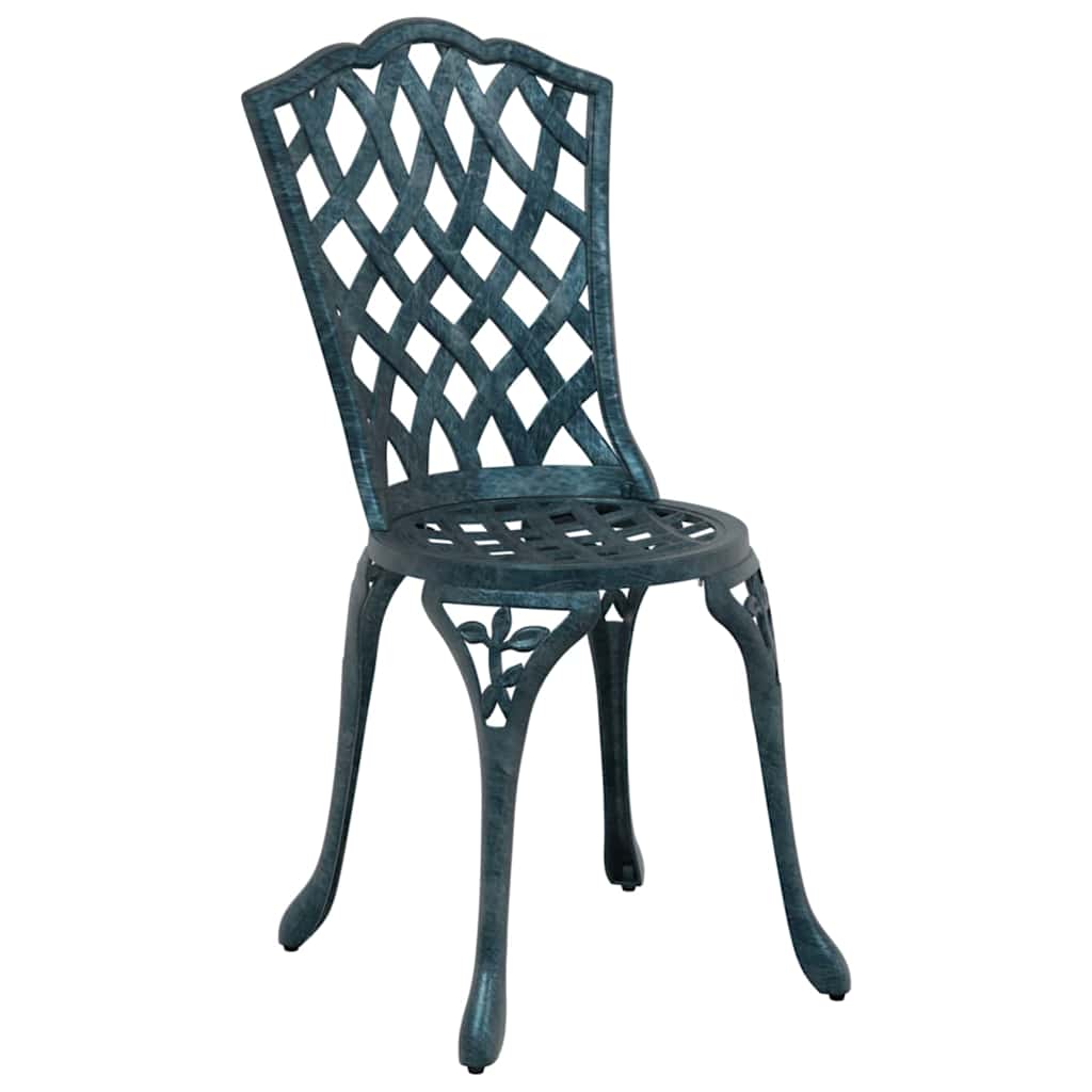 Set da Pranzo per Giardino 5 pcs Verde Alluminio | homemem39