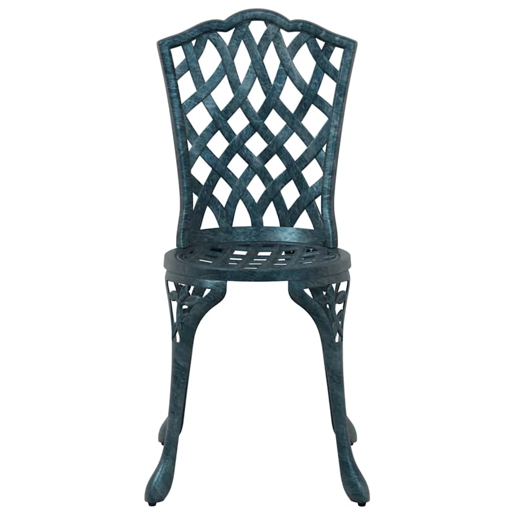 Set da Pranzo per Giardino 5 pcs Verde Alluminio | homemem39