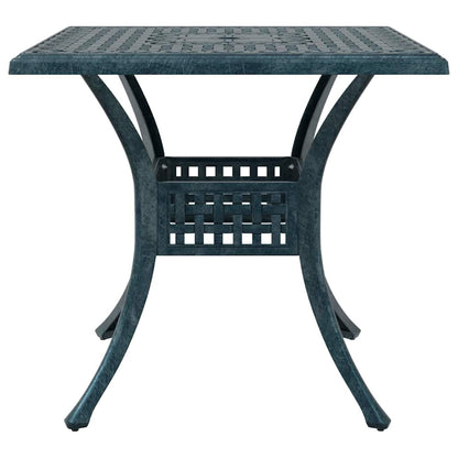 Set di Tavolo da Giardino 3 pcs Verde Alluminio pressofuso | homemem39