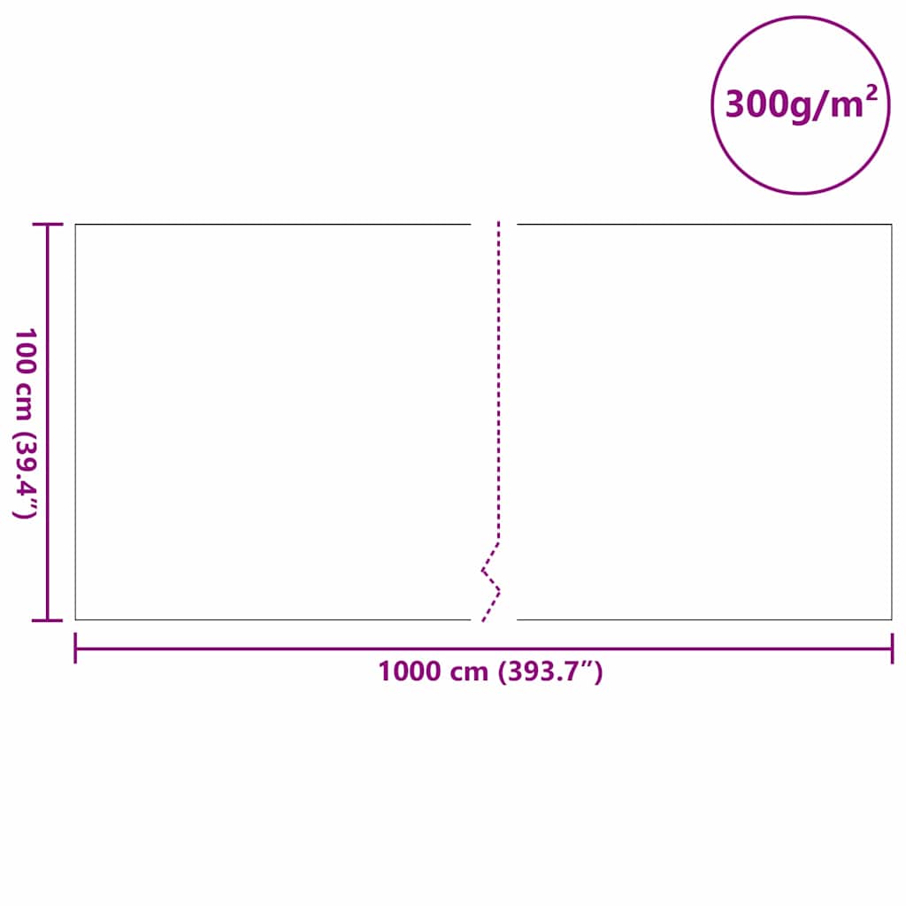 Tessuto per Laghetti Grigio 1 x 10 m Poliestere e Cotone | homemem39