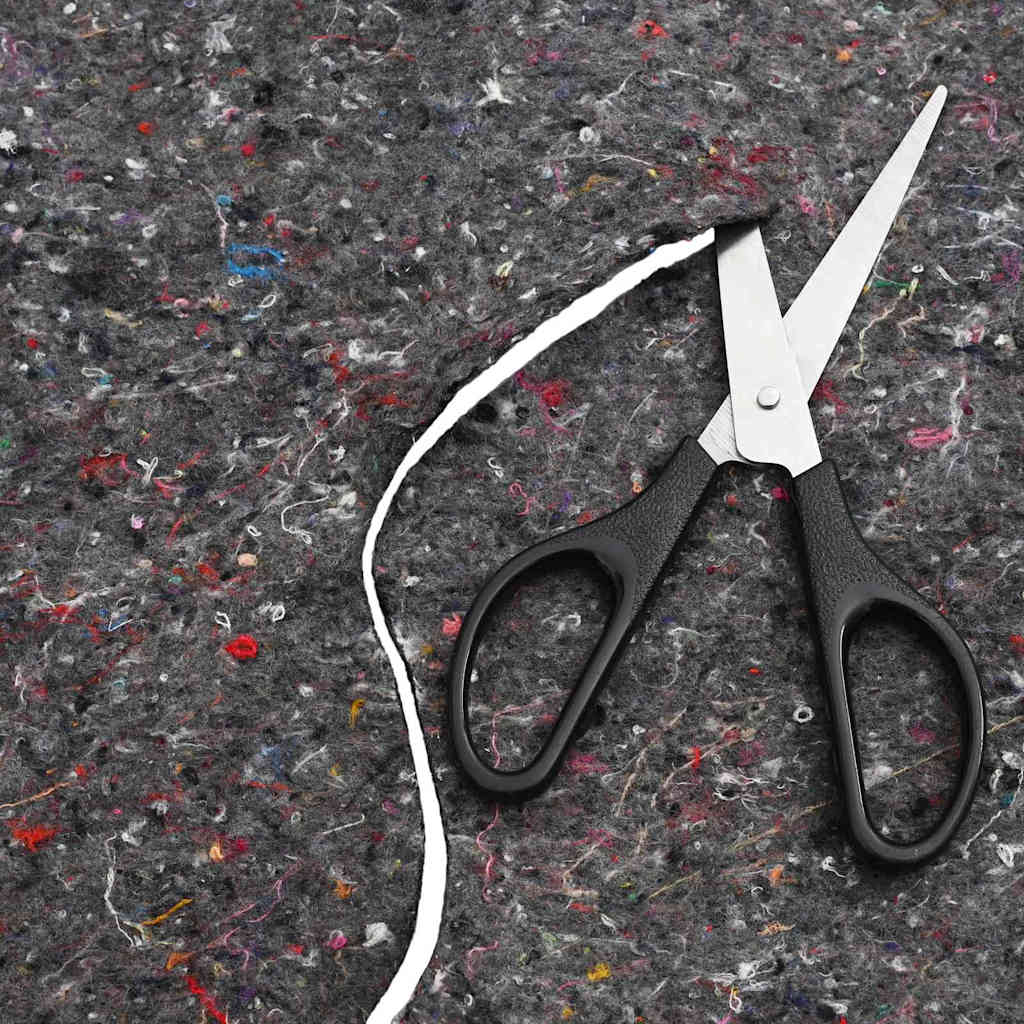 Tessuto per Laghetti Grigio 1 x 50 m Poliestere e Cotone