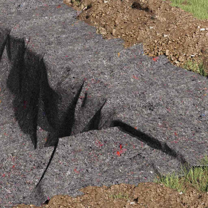 Tessuto per Laghetti Grigio 1 x 25 m Poliestere e Cotone