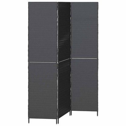 Divider per stanze Nero 146 x 180 cm polyrattan - homemem39