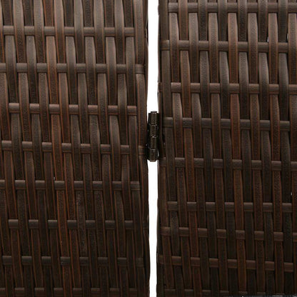 Divider per stanze Marrone 146 x 180 cm polyrattan - homemem39