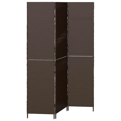 Divider per stanze Marrone 146 x 180 cm polyrattan - homemem39