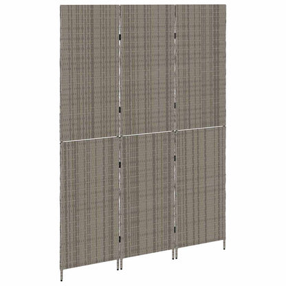 Divider per stanze Grigio 147 x 180 cm polyrattan - homemem39