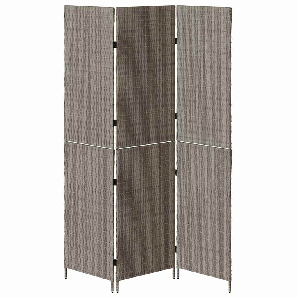 Divider per stanze Grigio 147 x 180 cm polyrattan - homemem39