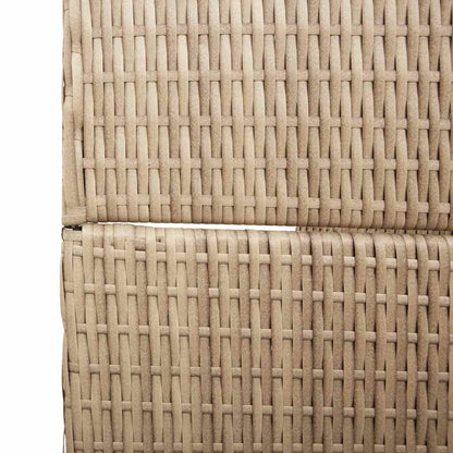 Divider per stanze Beige 147 x 180 cm polyrattan - homemem39