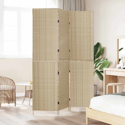 Divider per stanze Beige 147 x 180 cm polyrattan - homemem39