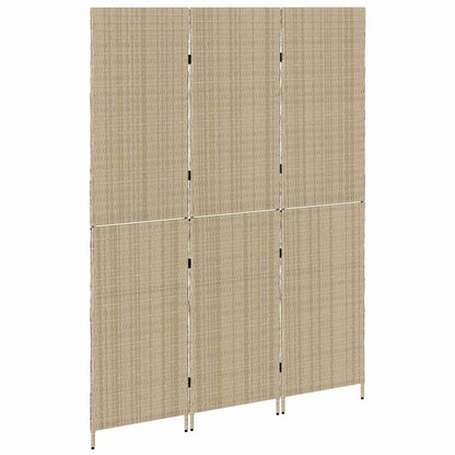 Divider per stanze Beige 147 x 180 cm polyrattan - homemem39