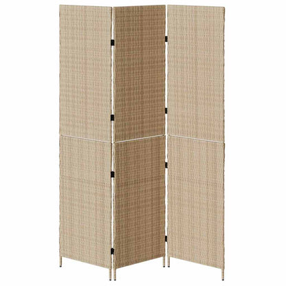 Divider per stanze Beige 147 x 180 cm polyrattan - homemem39