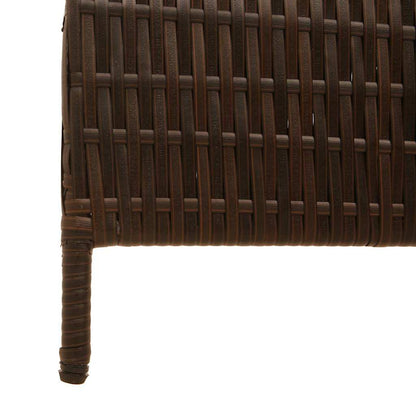 Divider per stanze Marrone 195 x 180 cm polyrattan - homemem39