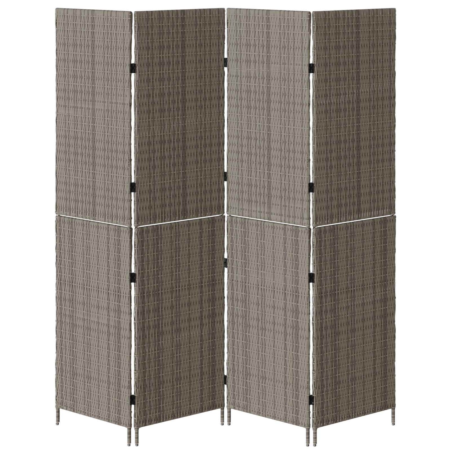 Divider per stanze Grigio 195 x 180 cm polyrattan
