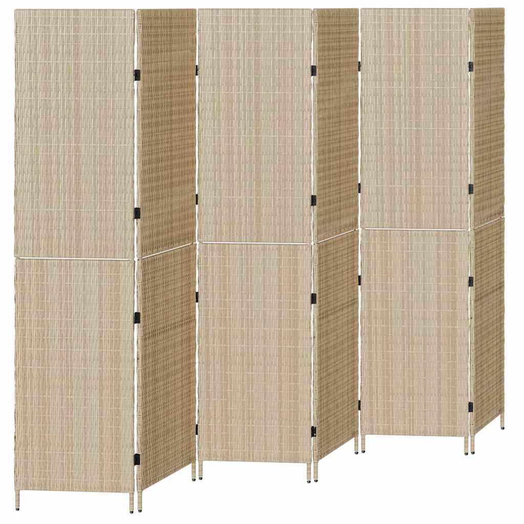 Divider per stanze Beige 292 x 180 cm polyrattan - homemem39