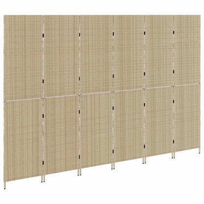 Divider per stanze Beige 292 x 180 cm polyrattan - homemem39
