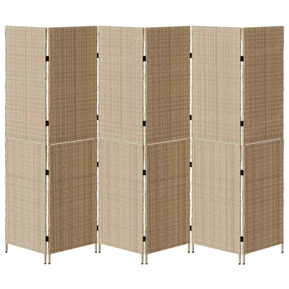 Divider per stanze Beige 292 x 180 cm polyrattan - homemem39