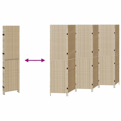 Divider per stanze Beige 292 x 180 cm polyrattan - homemem39