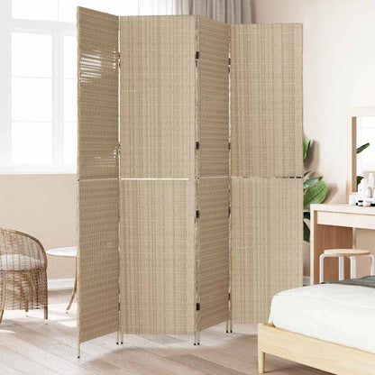 Divider per stanze Beige 196 x 200 cm polyrattan - homemem39