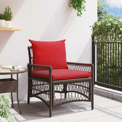 Sedia da Giardino Marrone 73 x 61 x 77 cm polyrattan