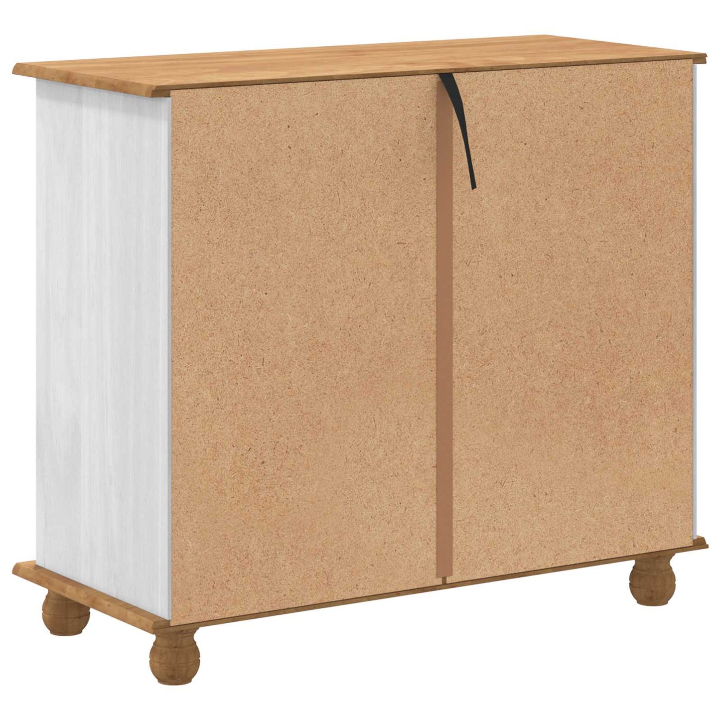 Cassettiera ASKIM Bianco 91 x 40 x 79 cm Legno massello di pino