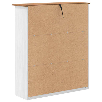 Gabbia ASKIM 91 x 30 x 104 cm Legno massiccio di pino