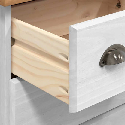 Cassettiera ASKIM Bianco 79 x 40 x 133,5 cm Pino massello | homemem39