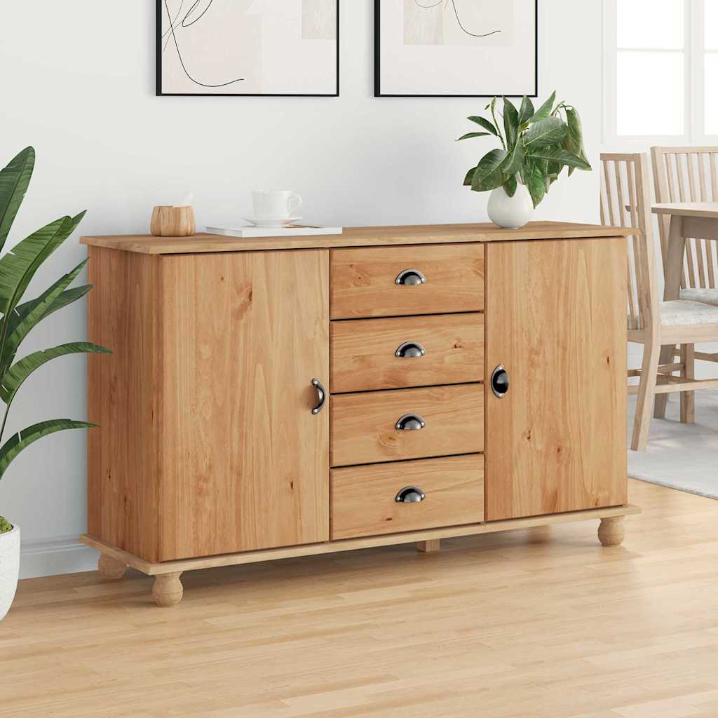 Credenza con cassetto ASKIM Marrone 133.5 x 40 x 79 cm - homemem39